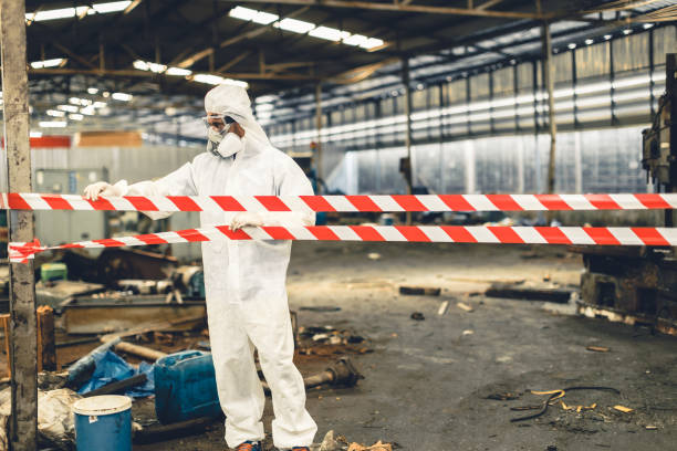 Professional Biohazard technician working in Valley Ford, CA